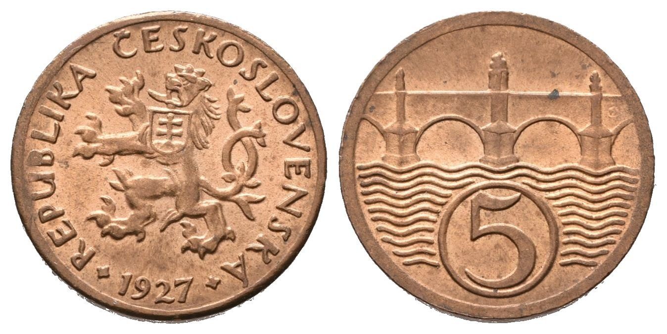 5 Haléř 1927