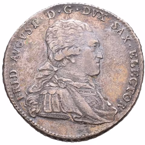 1/3 Tolar 1796 IEC, KM.1024, pěkná zachovalost, patina, rysky