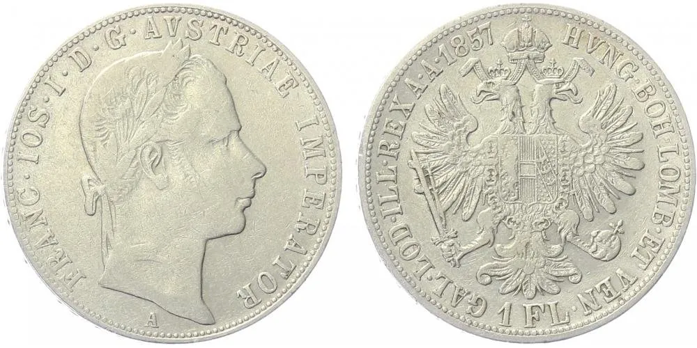 Rakouská a spolková měna, 1857 - 1892 — 1
