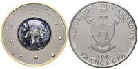 Kamerun, 500 Franků 2021 - Planeta Země