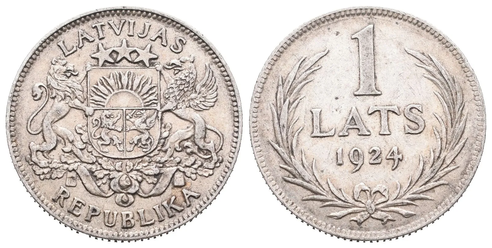 Lotyšsko, 1 Lats 1924