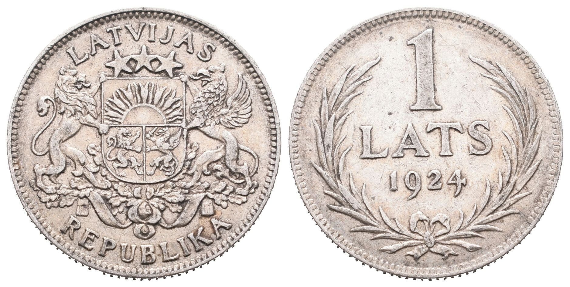 Lotyšsko, 1 Lats 1924