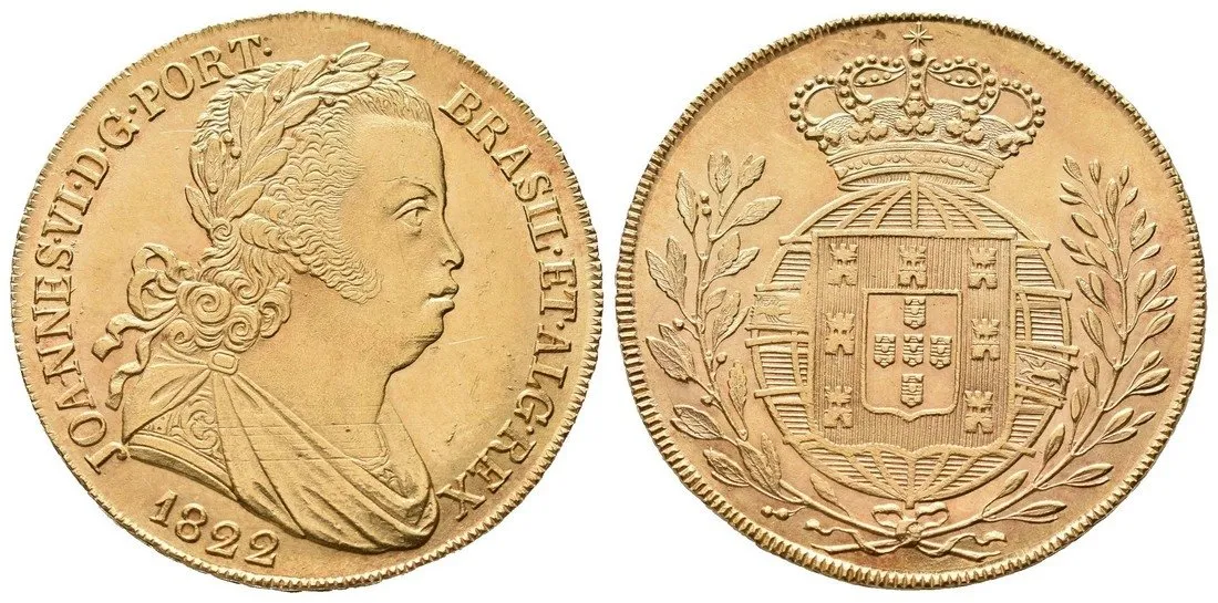 Portugalsko, Peca (6400 Reis) 1822