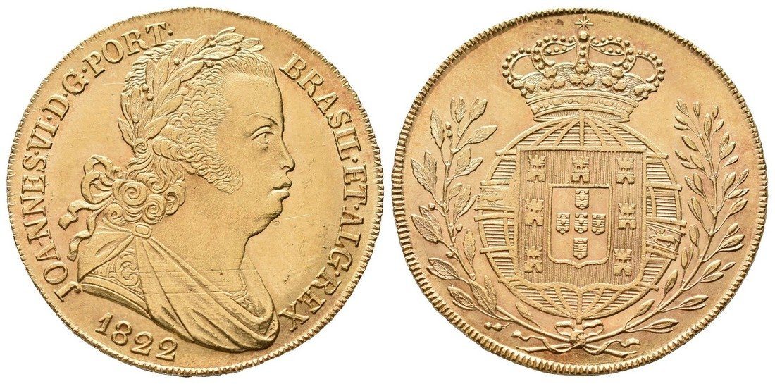 Portugalsko, Peca (6400 Reis) 1822