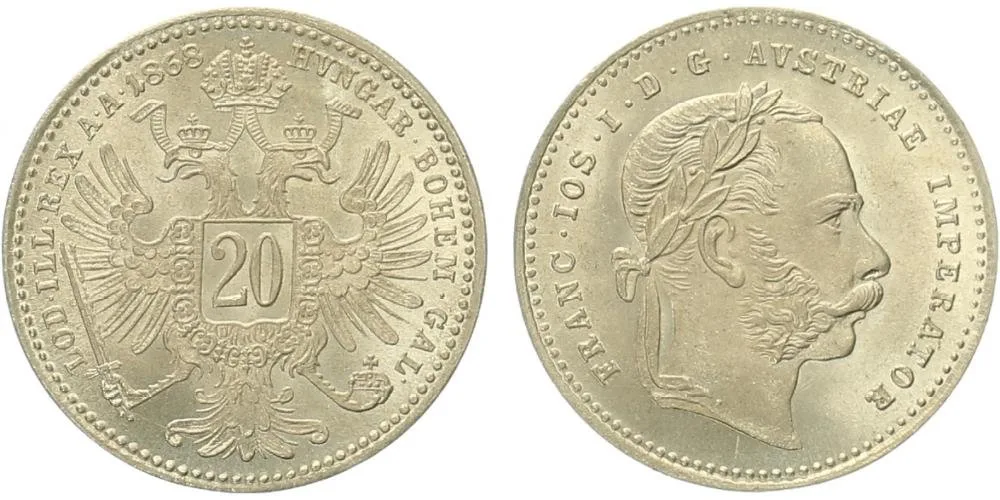 Rakouská a spolková měna, 1857 - 1892 — 1