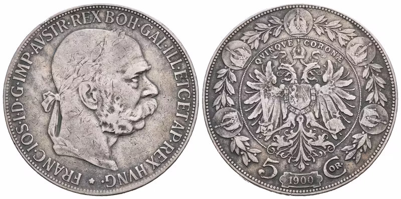 5 Koruna 1900