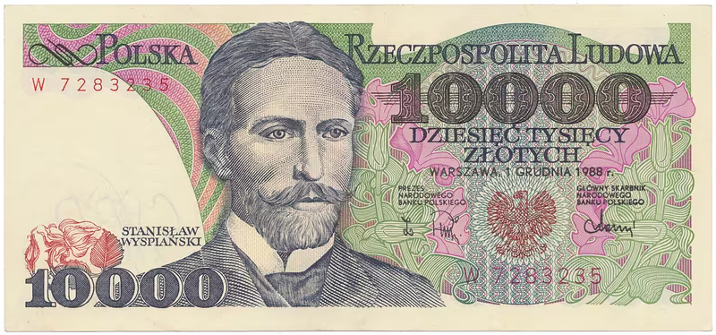 Polsko, 10.000 Zlotych 1988, P.151b