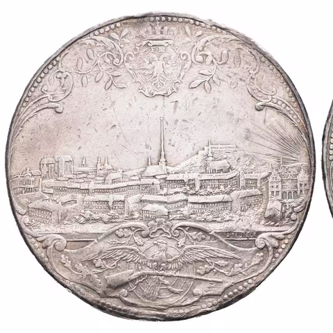 AR Medaile 1892 (A. Neudeck) - IV. rakouské spolkové střelby v Brně.