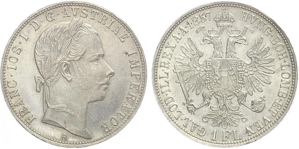 Rakouská a spolková měna, 1857 - 1892 — 1