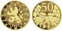 Medaile 2006 - Replika mince 50 haléřů z roku 1921 - fotografie 2