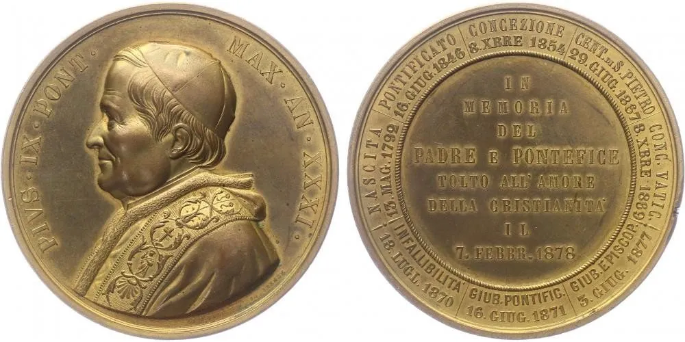 Vatikán, Pius IX., 1846 - 1878 — 1