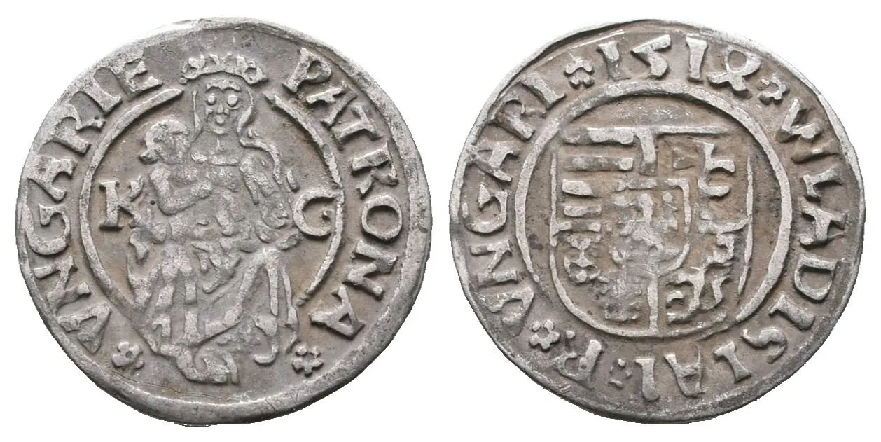 Uhersko, Denár 1516 K-G