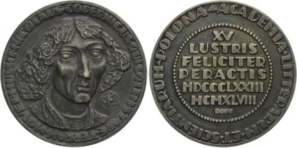 Polsko - Mikuláš Koperník, školní medaile
