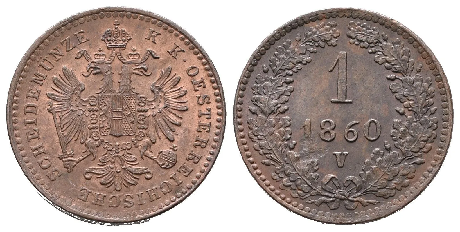 Rakouská a spolková měna, 1857 - 1892 — 1