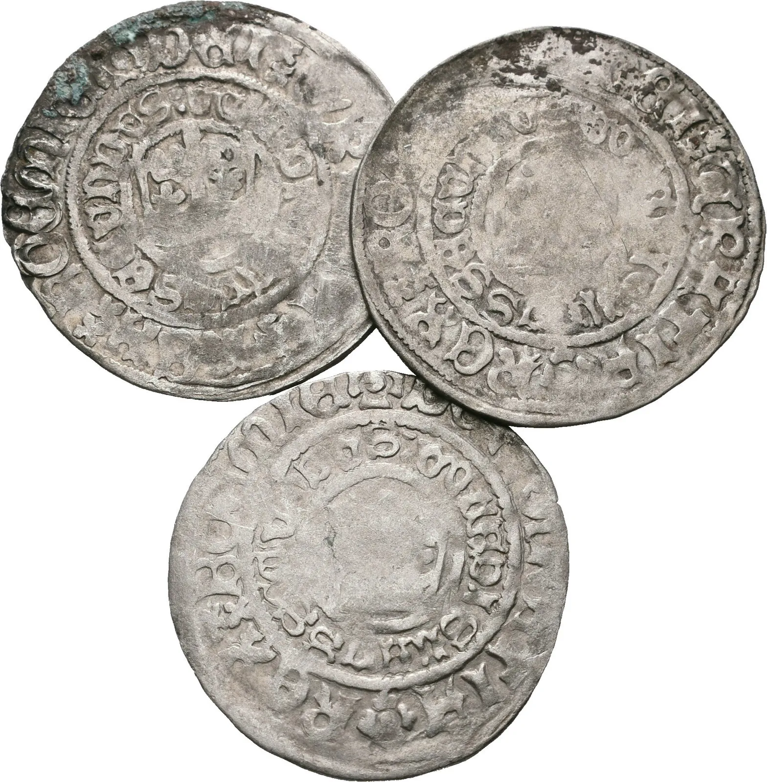 Vladislav II. Jagellonský, Pražský groš, 3 ks