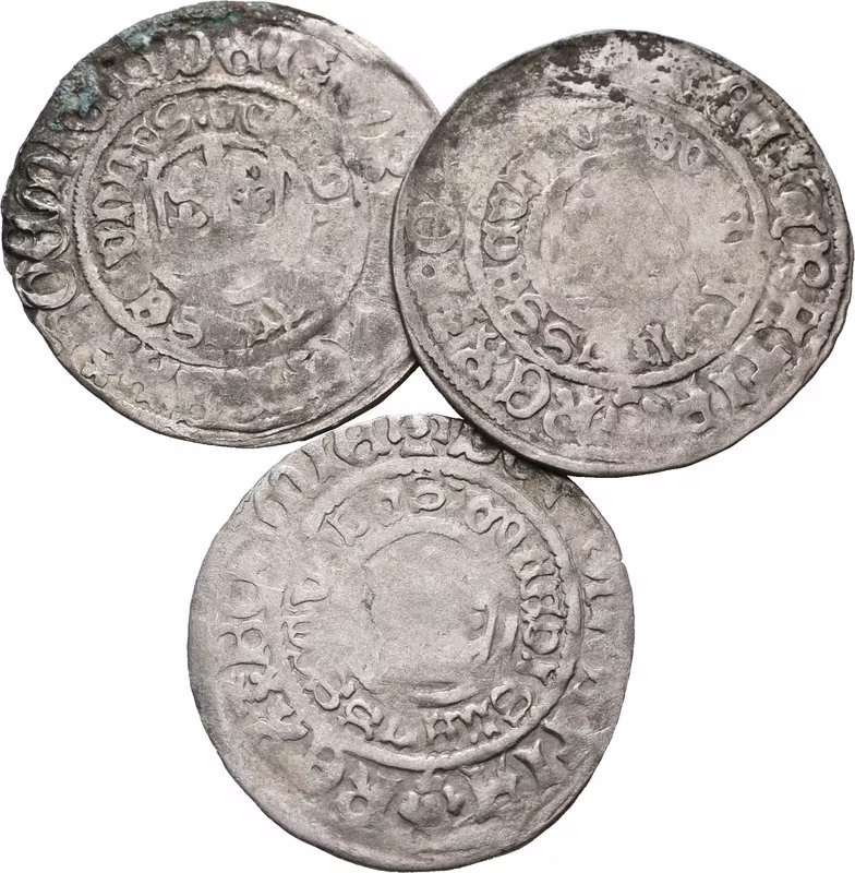 Vladislav II. Jagellonský, Pražský groš, 3 ks