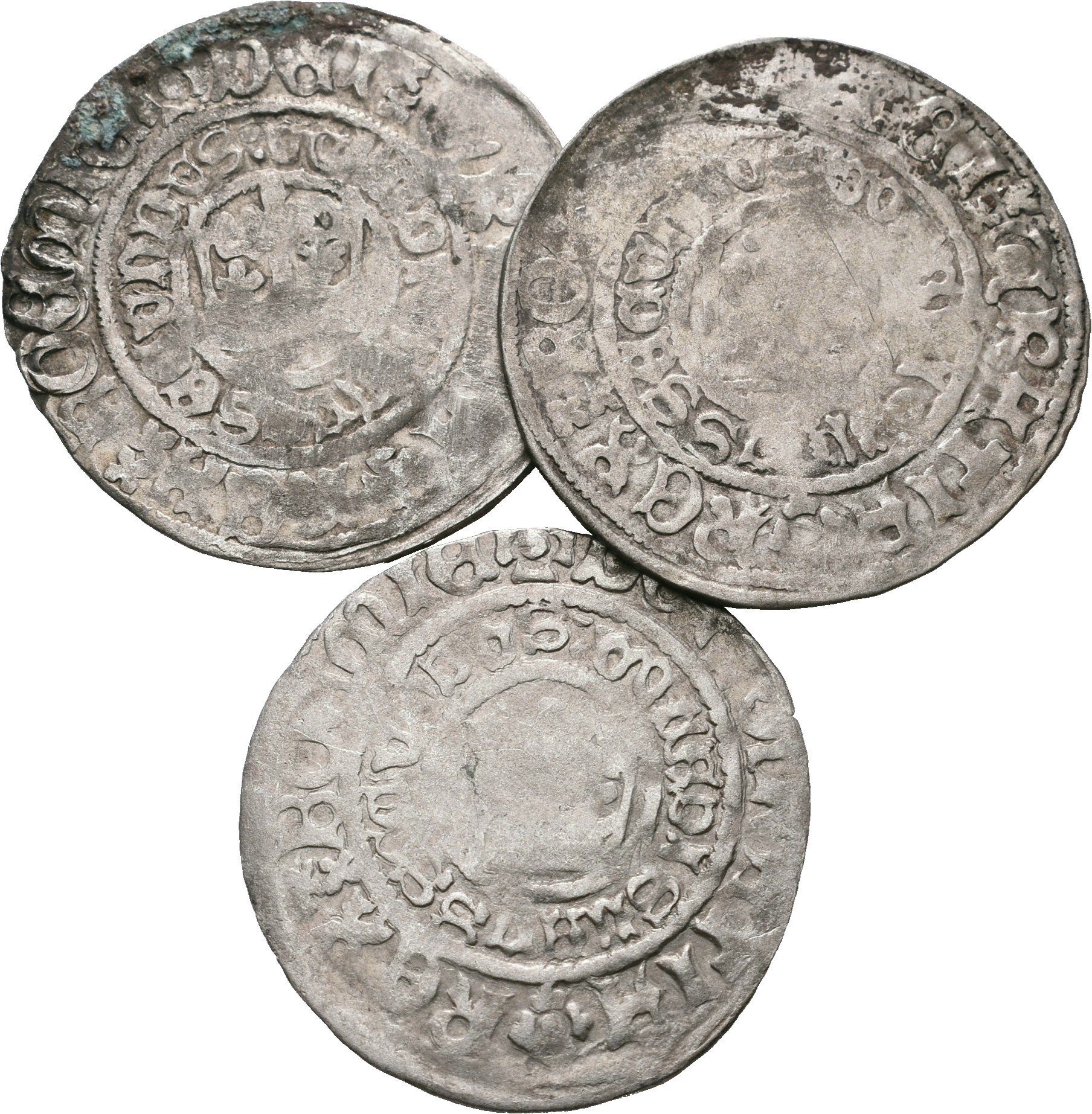Vladislav II. Jagellonský, Pražský groš, 3 ks
