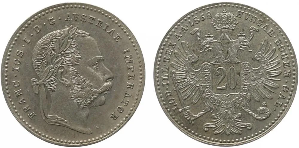 Rakouská a spolková měna, 1857 - 1892 — 1