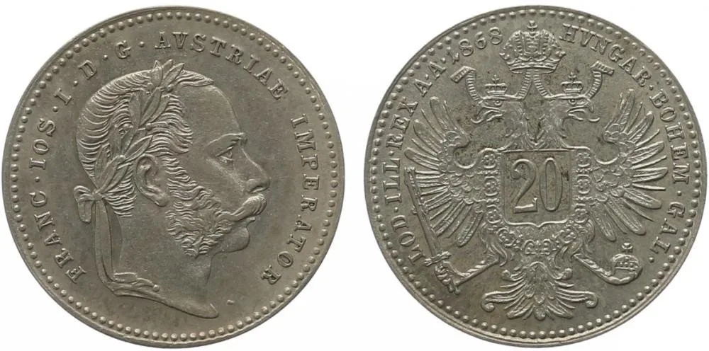 Rakouská a spolková měna, 1857 - 1892 — 1