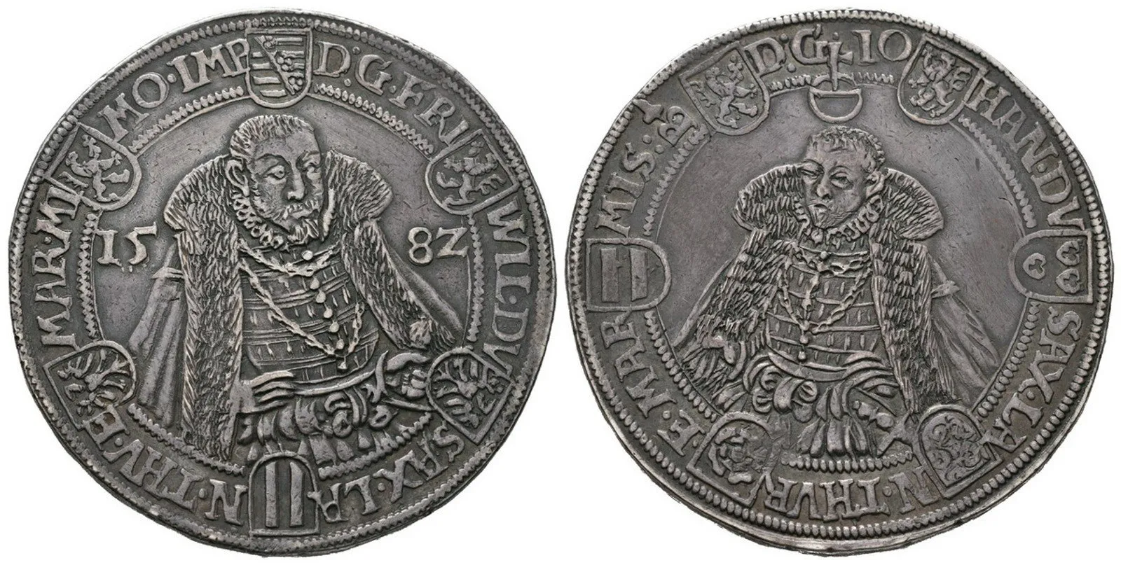 Sasko - Weimar, Friedrich Wilhelm I. a Johann III., 1573 - 1603 — 1