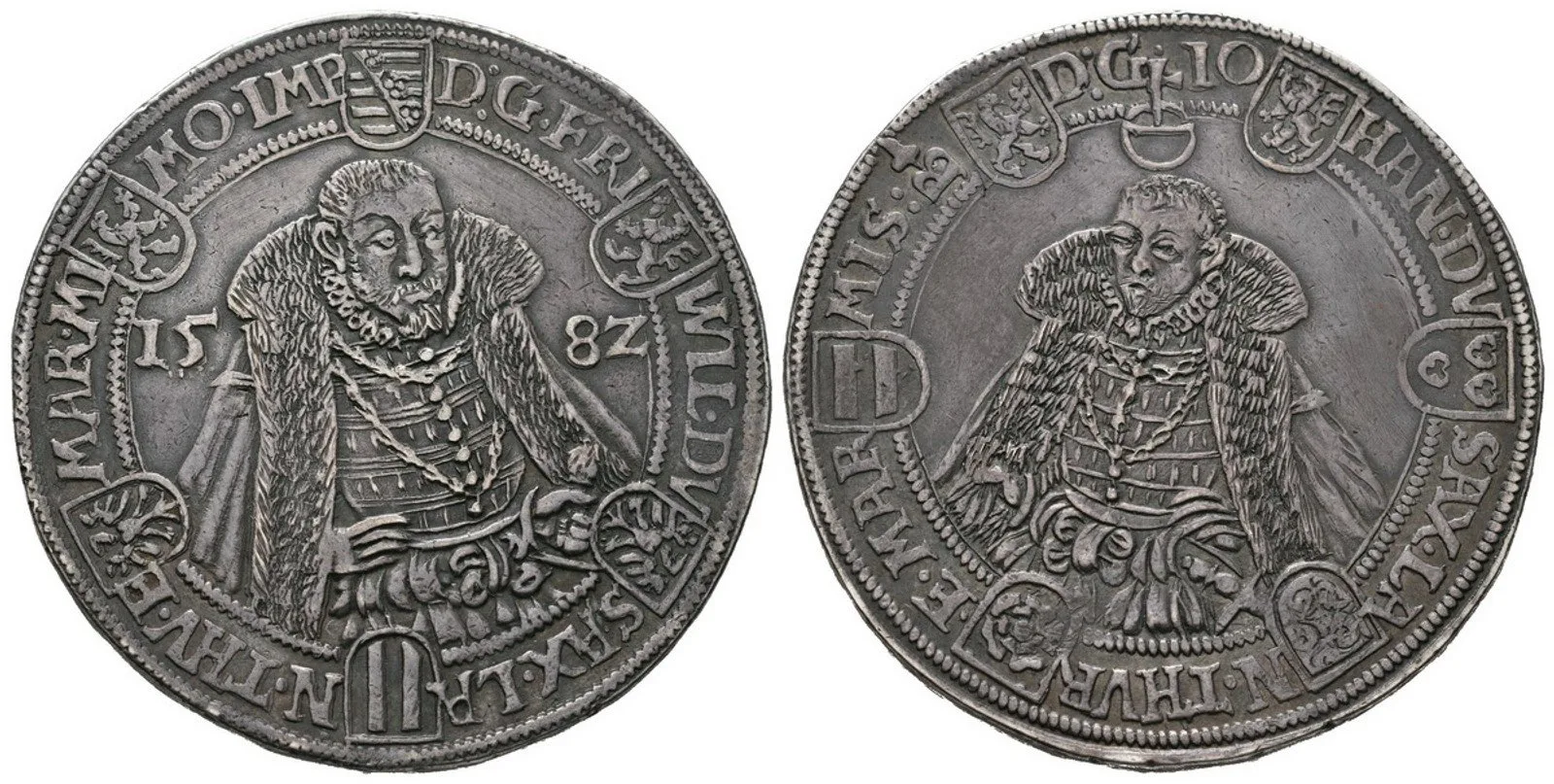 Sasko - Weimar, Friedrich Wilhelm I. a Johann III., 1573 - 1603 — 1