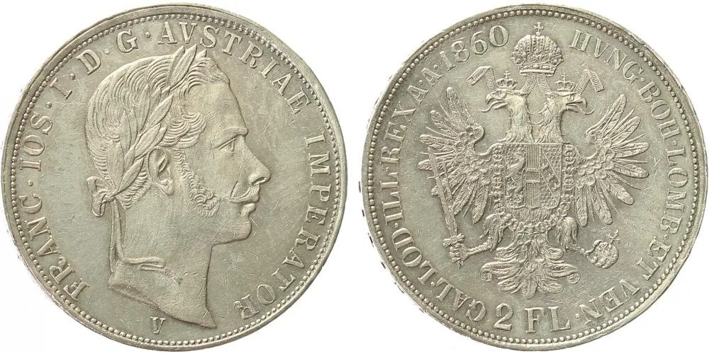 Rakouská a spolková měna, 1857 - 1892 — 1