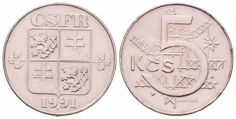 5 Koruna 1991 - Kremnica