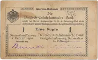 Německá Východní Afrika, 1 Rupie 1. 2. 1916, série S3, R.929t