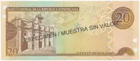 Dominikánská republika, 20 Pesos Oro 2003, P.169s3 - fotografie 2