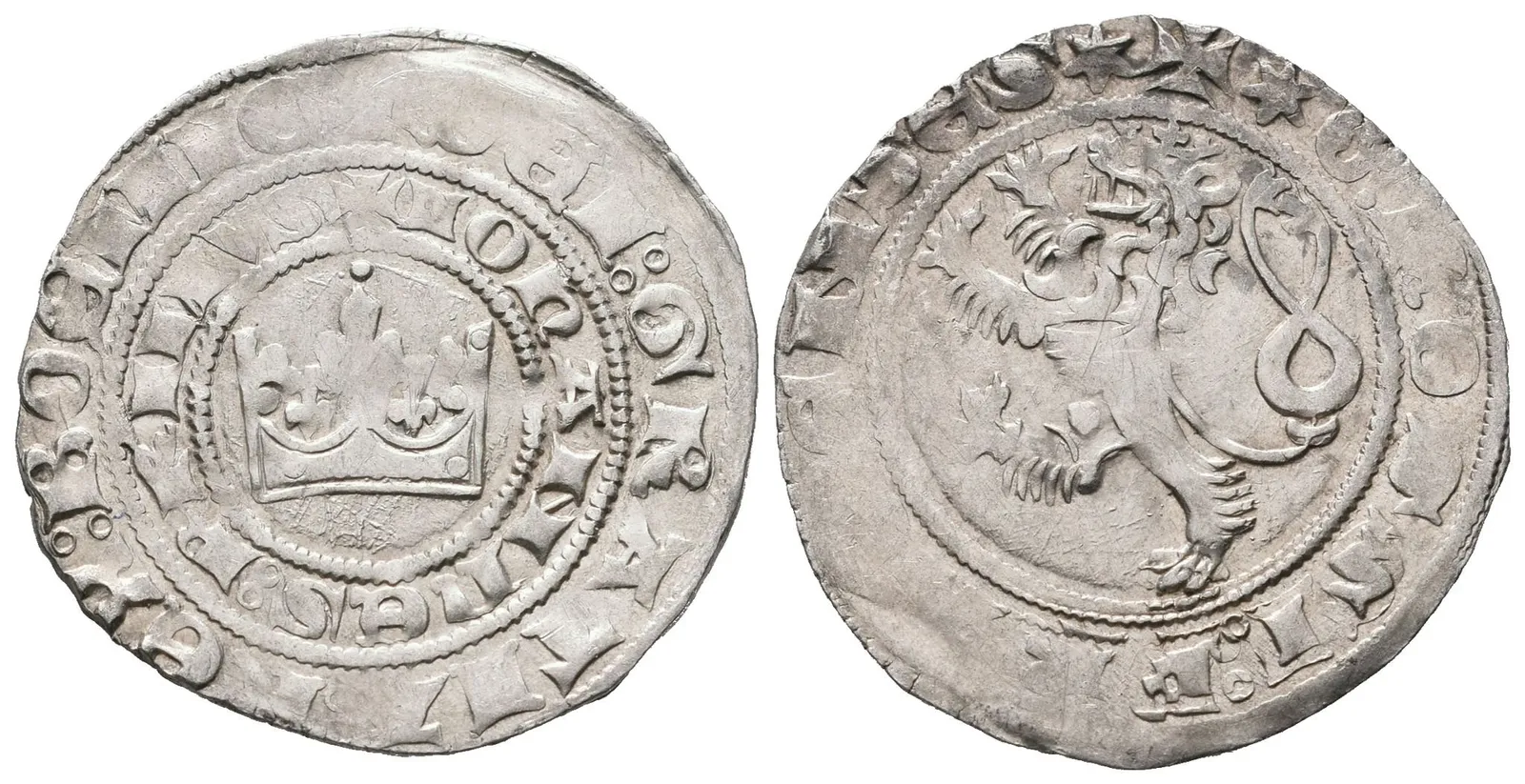 Jan Lucemburský, Pražský groš, Castelin 1