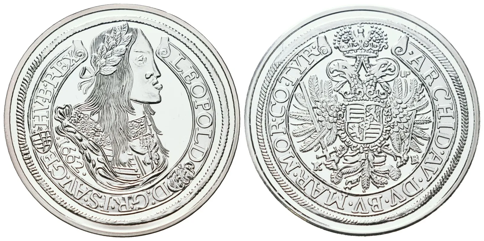 Replika - Historický 1/2 tolar - Leopold I. 1662