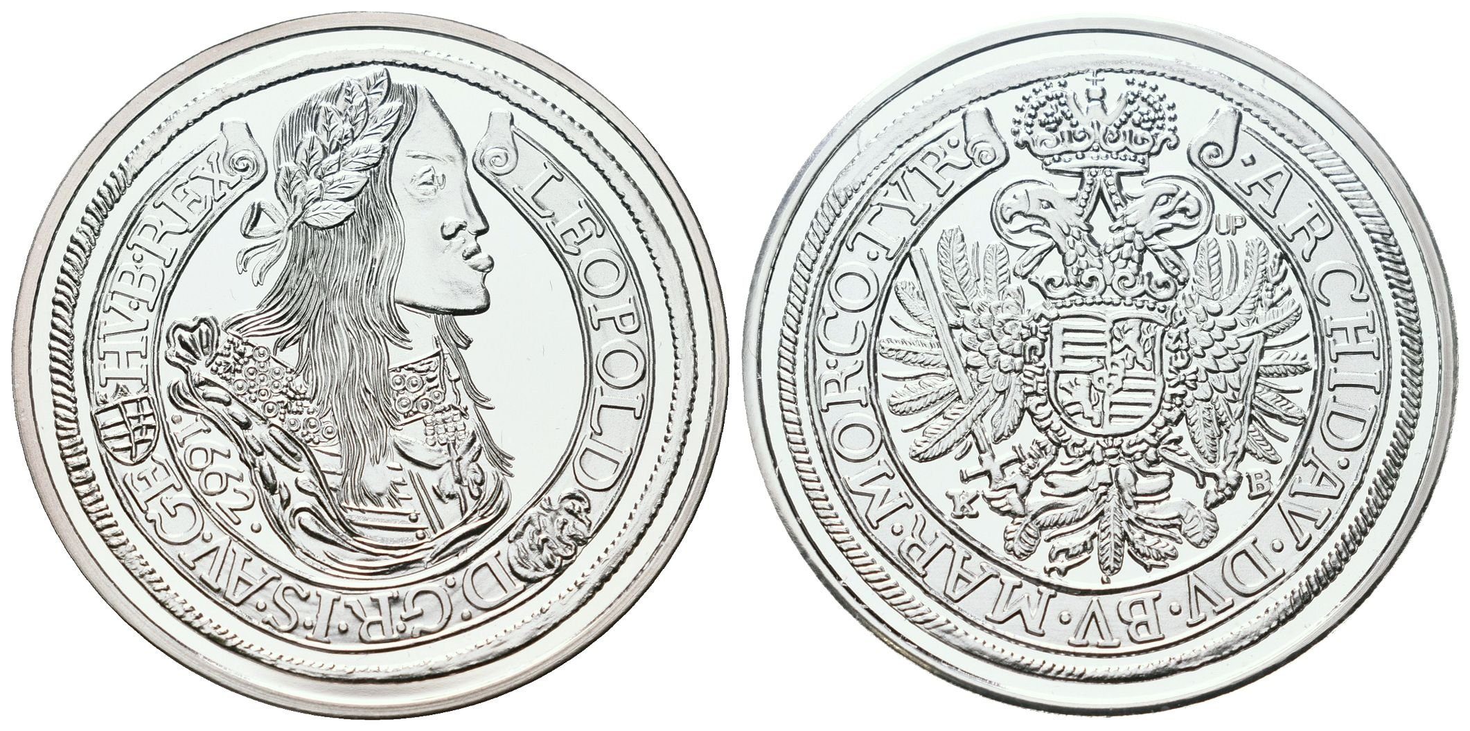 Replika - Historický 1/2 tolar - Leopold I. 1662