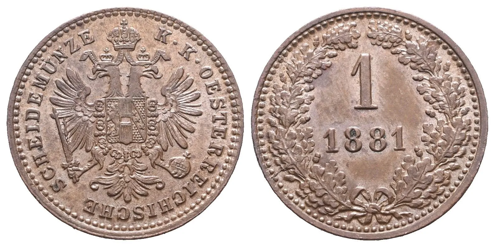 1 Krejcar 1881