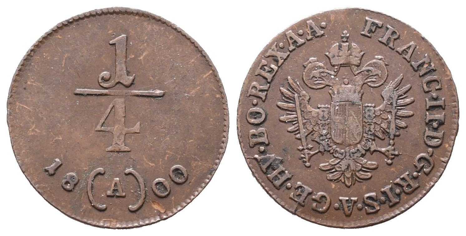 František II., 1/4 Krejcar 1800 A