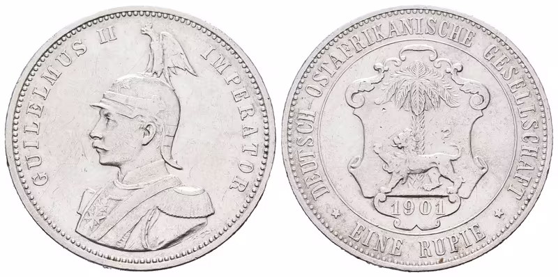 Německá východní Afrika, 1 Rupie 1901