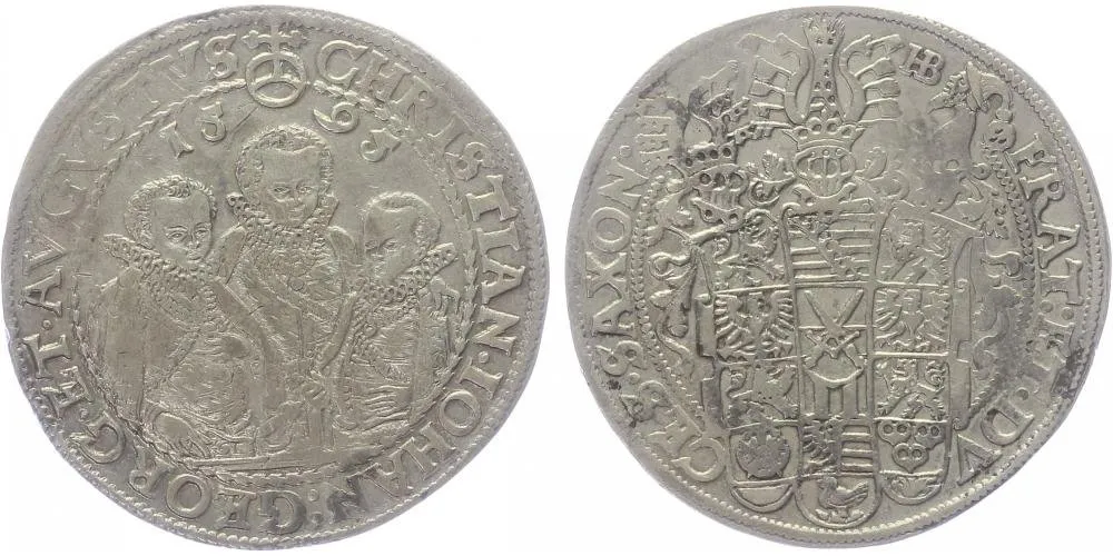 Sasko, Christian II., Johann Georg I. a August, 1591 - 1611 — 1