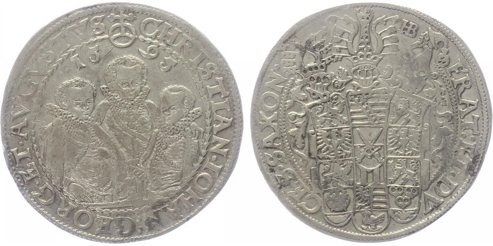 Sasko, Christian II., Johann Georg I. a August, 1591 - 1611 — 1