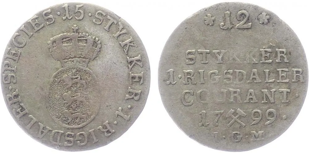 Norsko, Christian VII., 1766 - 1808 — 1