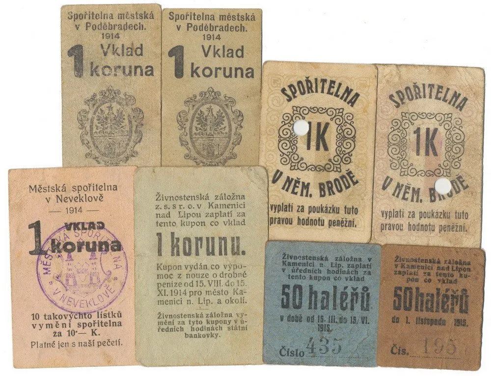 Nouzovky české od roku 1914 — 1