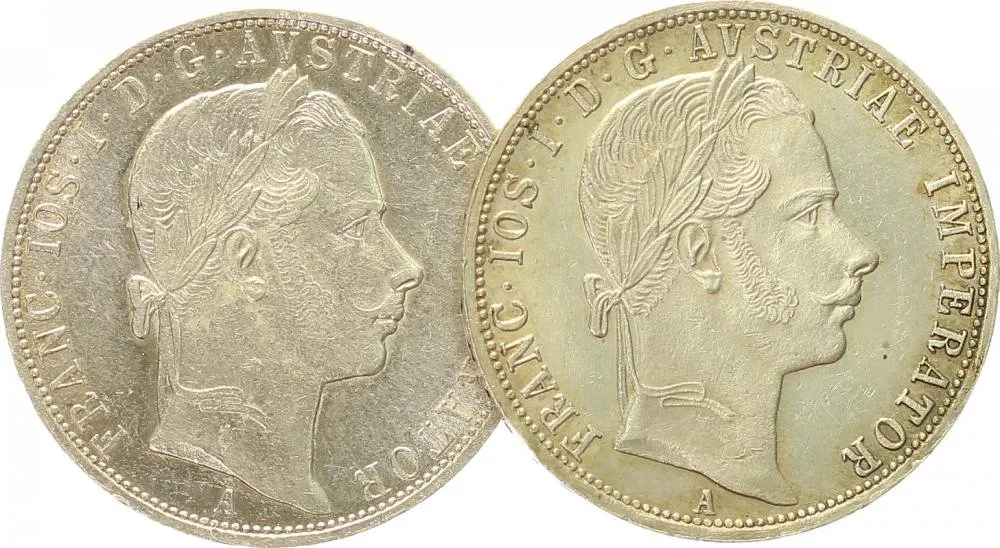 Rakouská a spolková měna, 1857 - 1892 — 1