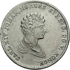 Norsko, Carl XIV. Johan, 1818 - 1844 — 1