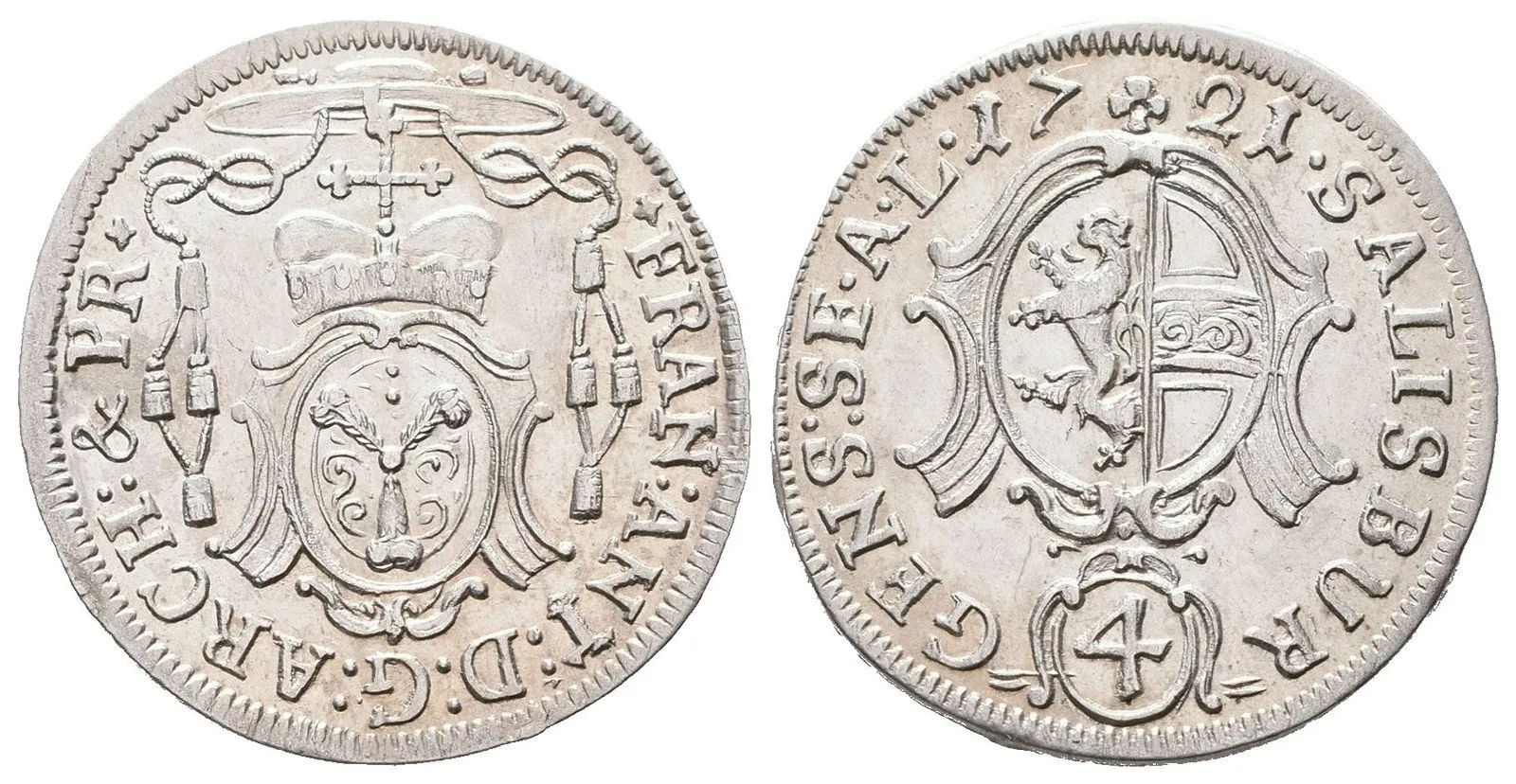 Salzburg - arcibiskupství, Franz Anton Harrach, 1709 - 1727 — 1
