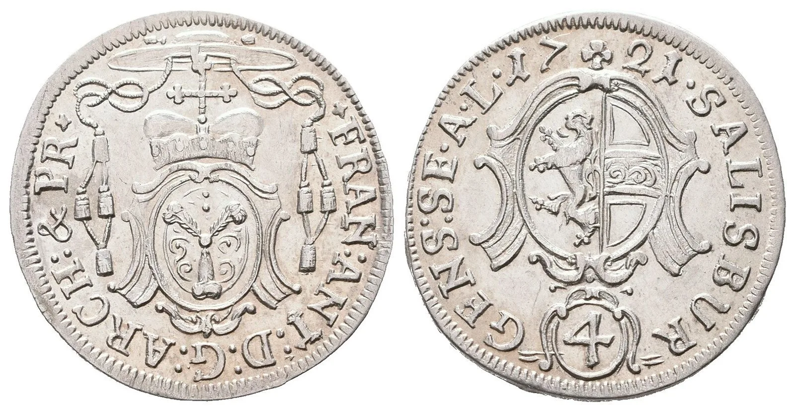 Salzburg - arcibiskupství, Franz Anton Harrach, 1709 - 1727 — 1