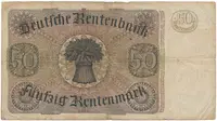 Německo, 50 Rentenmark 1934, Hej.D16a - fotografie 2