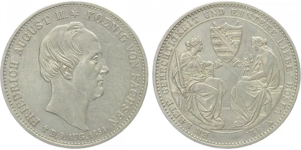 Sasko, Friedrich August II., 1836 - 1854 — 1
