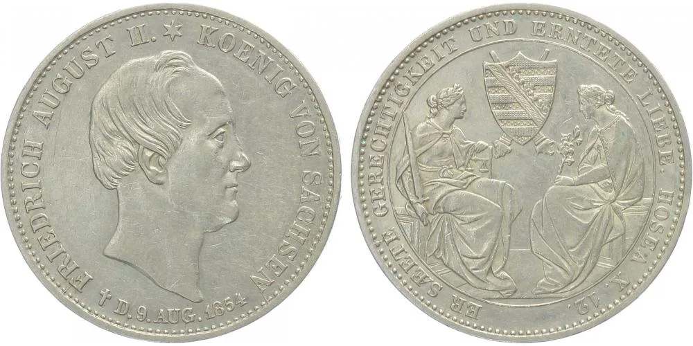 Sasko, Friedrich August II., 1836 - 1854 — 1