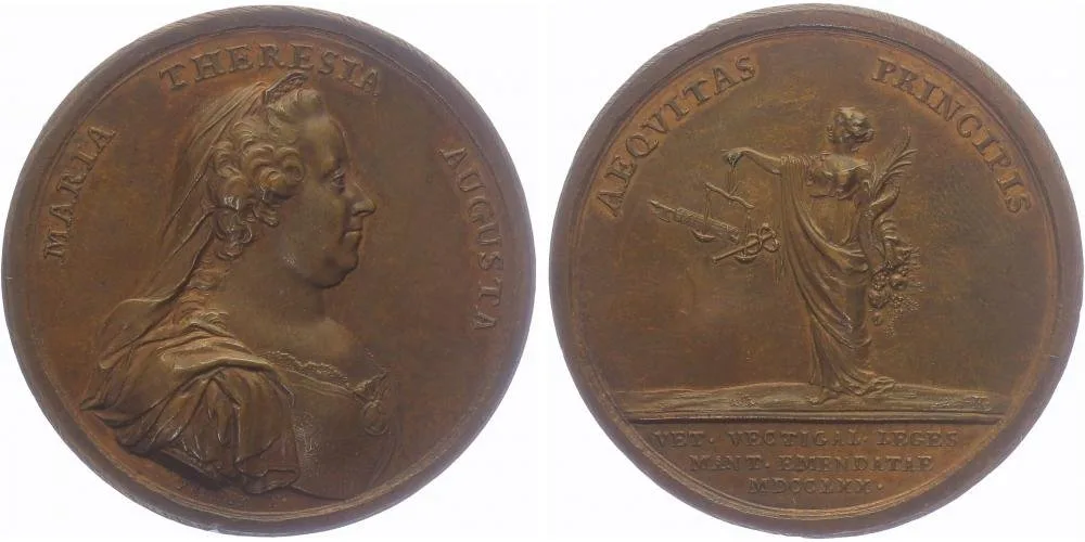 Marie Terezie, 1740 - 1780 — 1