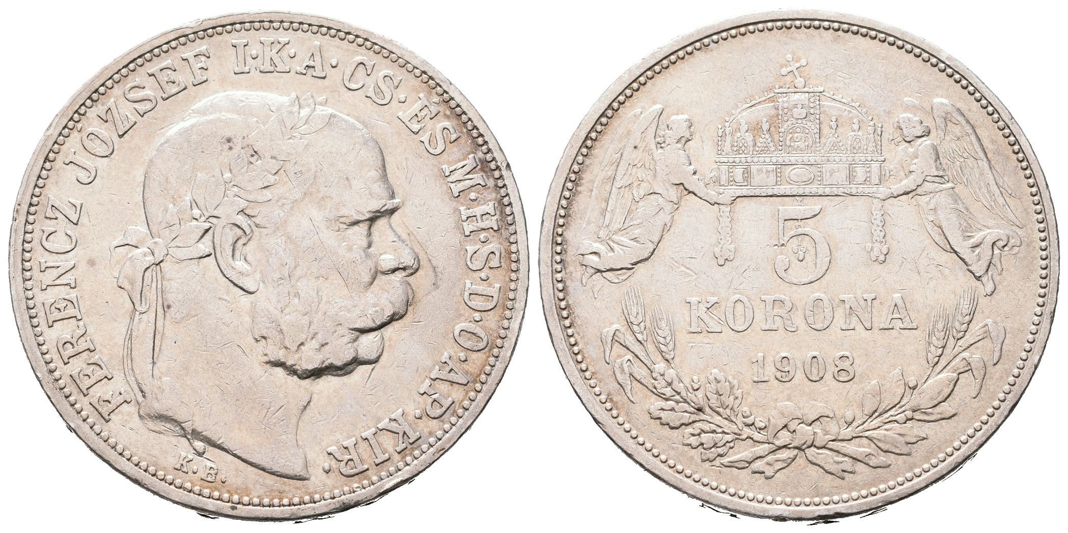 5 Koruna 1908 KB
