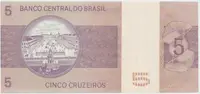 Brazílie, 5 Cruzeiros (1974), P.192c - fotografie 2