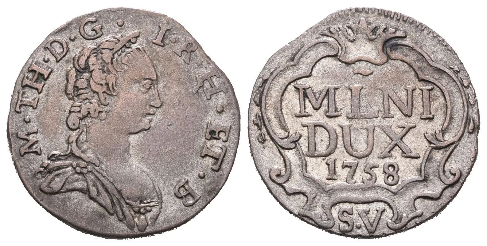 Marie Terezie, 5 Soldi 1758 SV